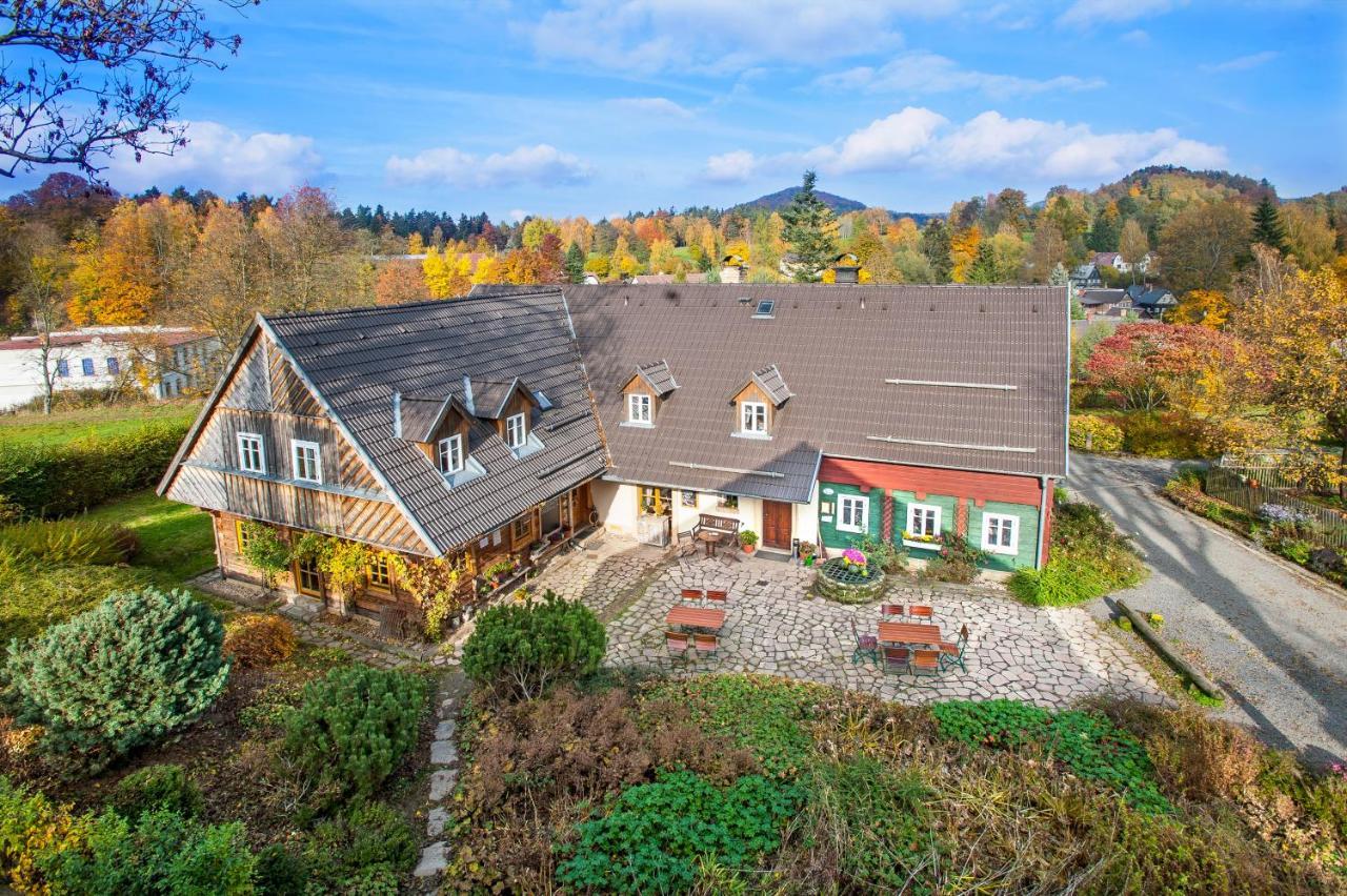 Penzion Na Stodolci Chřibská Exterior foto